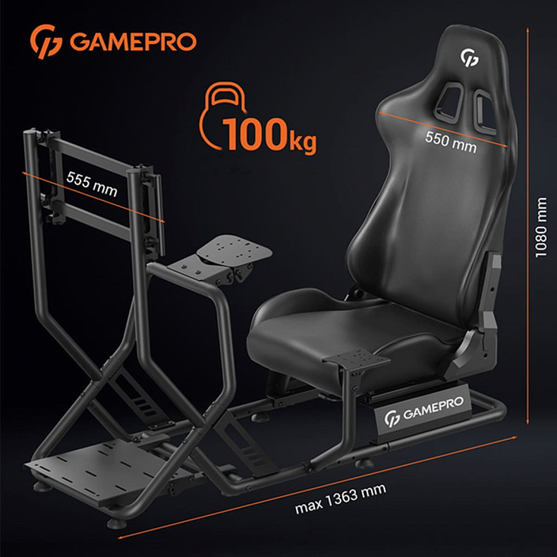 Крісло для геймерів "Кокпіт" GamePro RS115