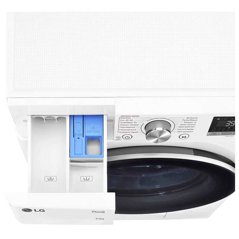 Прально-сушильна машина LG F4V7VG1W