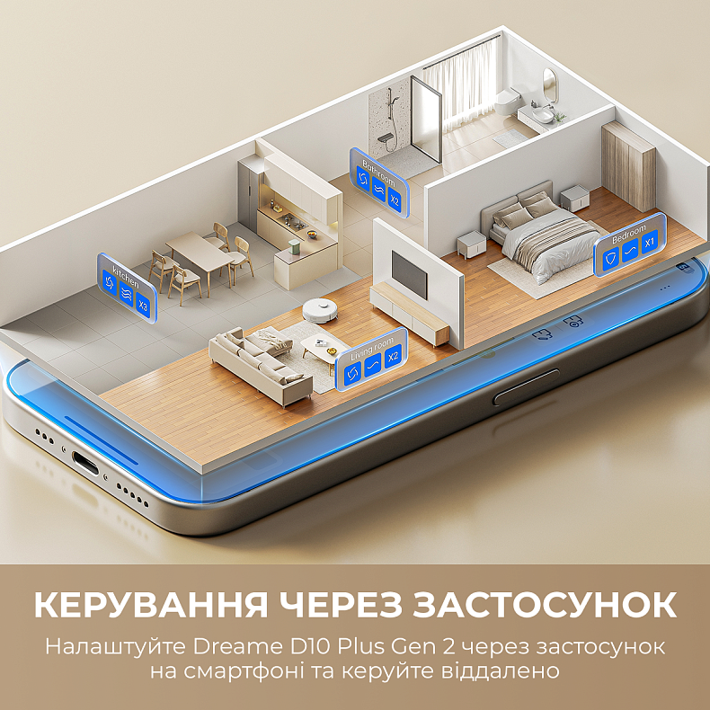 Робот-пилосос Dreame Bot D10 Plus Gen 2