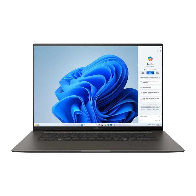 Ноутбук ASUS Zenbook S 16 UM5606KA-RK741W 16" 3K OLED, AMD AI 7 350, 24GB, F1TB, UMA, Win11, Сірий