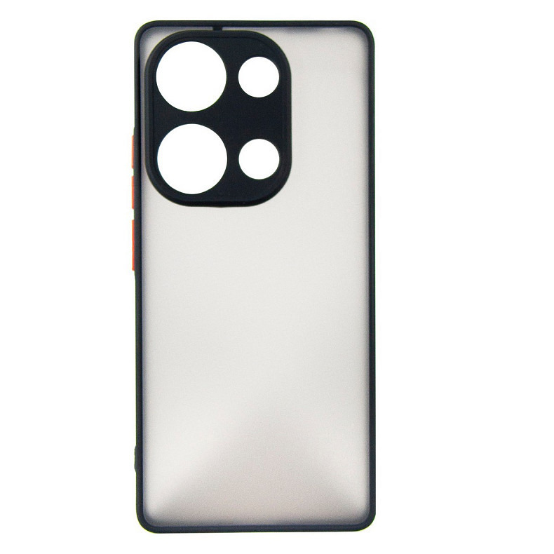 Чохол-накладка Dengos Matt для Poco M6 Pro 4G Black (DG-TPU-MATT-149)