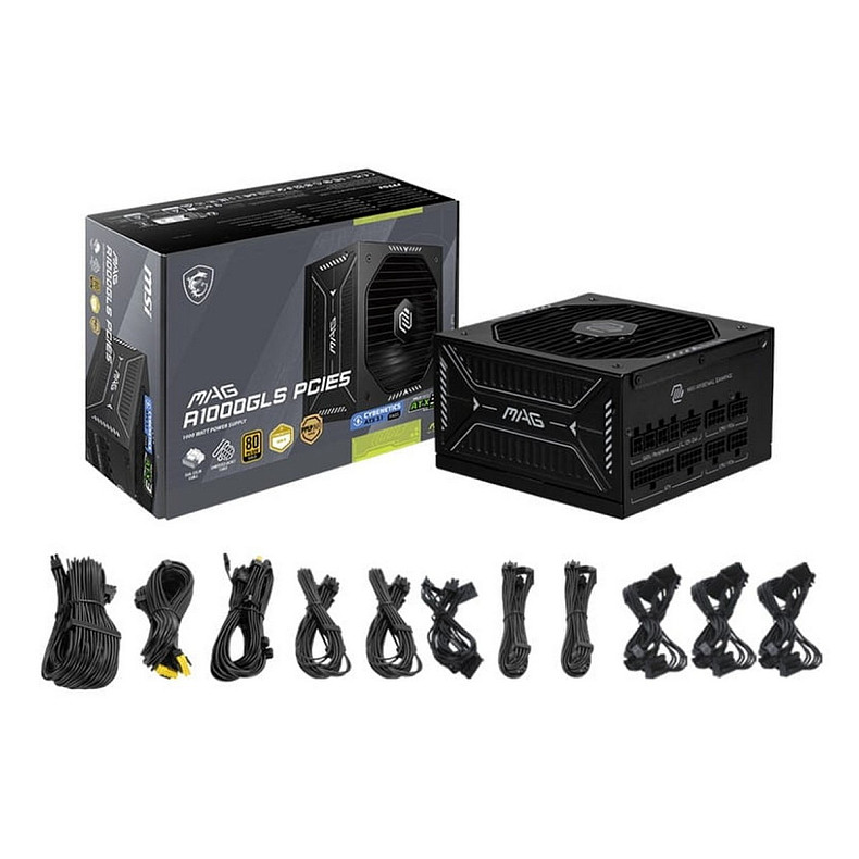 Блок живлення MSI MAG A1000GLS PCIE5 PCIE5 1000W