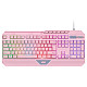 Клавіатура 2E GAMING KG315 RGB USB Pink Ukr