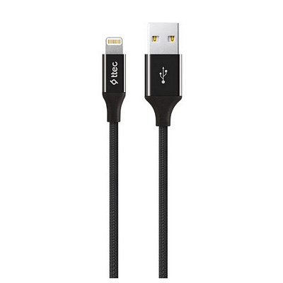 Кабель Ttec (2DK16S) USB - Lightning, AlumiCable, 1.2м, Black
