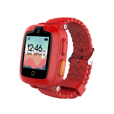 Детские смарт-часы Elari KidPhone 3G Red с GPS-трекером и видеозвонками_Уценка (359767091167354)