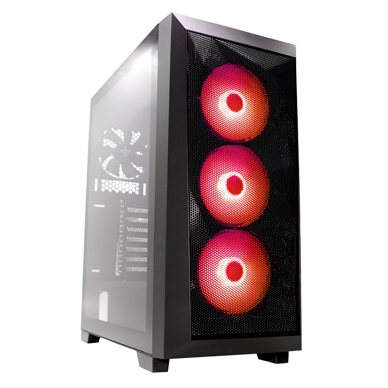 Корпус Xilence XILENT BREEZE Performance A + X712.RGB 2xUSB3.0, 3xARGB FAN 12cm, без БЖ ATX