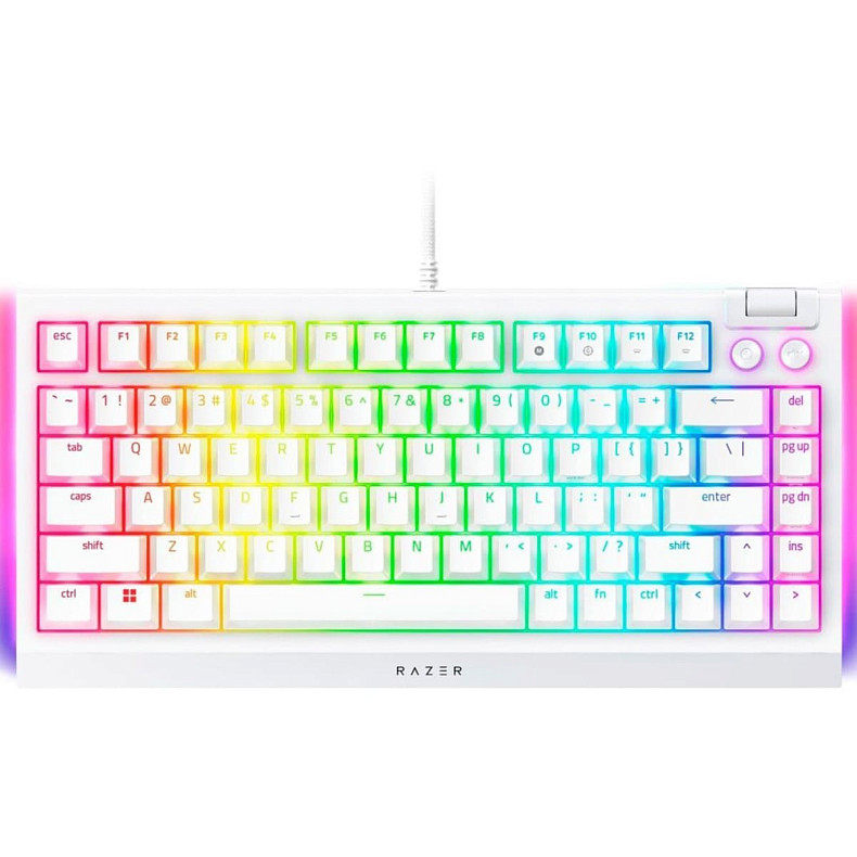 Клавиатура механическая RAZER BlackWidow V4 75%, White (RZ03-05001700-R3M1)