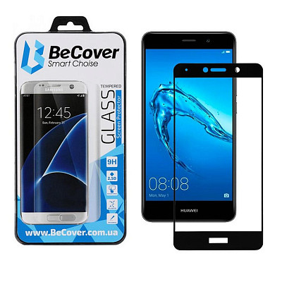 Защитное стекло BeCover для Huawei Y7 Prime 2018 Black (702233)