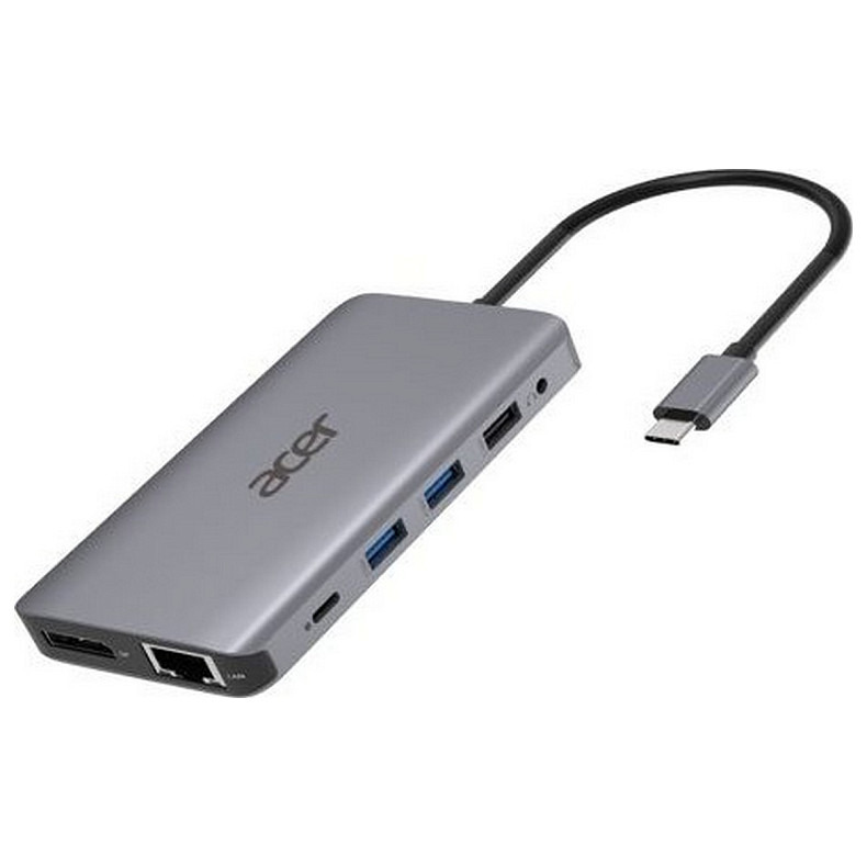 Док-станция Acer 12in1 Type C dongle: 2xUSB3.2, 2xUSB2.0, 1xSD/TF, 2xHDMI, 1xPD, 1xDP, 1xRJ45, 1x3.5 (HP.DSCAB.009)