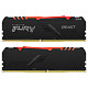 ОЗП Kingston Fury Beast DDR4 32GB (2x16GB) 3200 MHz RGB (KF432C16BB1AK2/32)