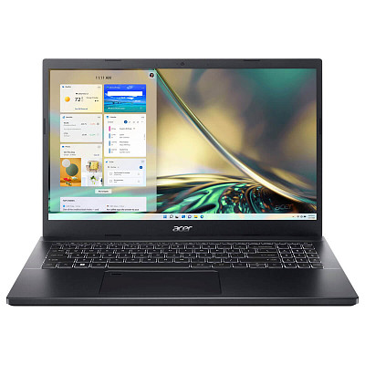 Ноутбук Acer Aspire 7 A715-76G 15.6" FHD IPS, Intel i5-12450H, 8GB, F512GB, NVD3050-4, Lin, чорний