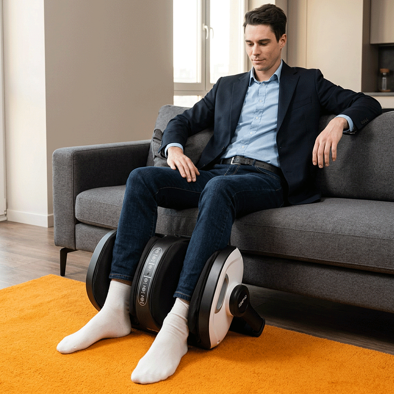 Массажер для ног RENPHO 2-in-1 Foot and Calf Massager White
