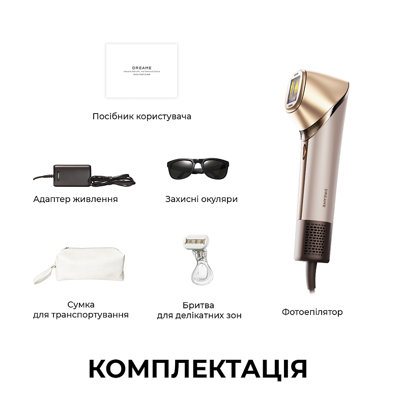 Фотоепілятор Dreame Astra IPL Rosy Gold (T32A-RG)
