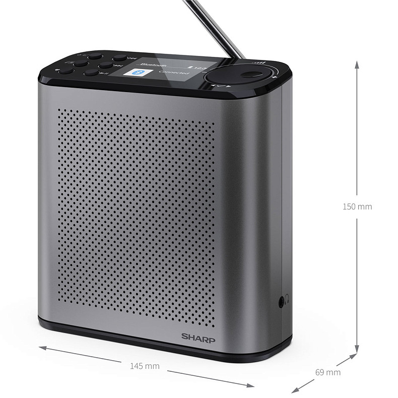 Радиоприемник Sharp DR-P530 Grey