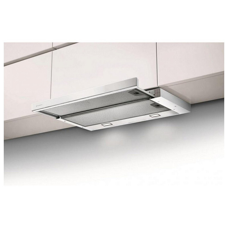 Вытяжка Faber телескоп, 60см, 701м3ч, Flexa Ng Glass Lux Wh A60, белый