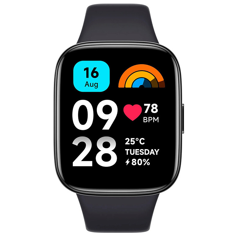 Смарт-часы Xiaomi Redmi Watch 3 Active Black (BHR7266GL)