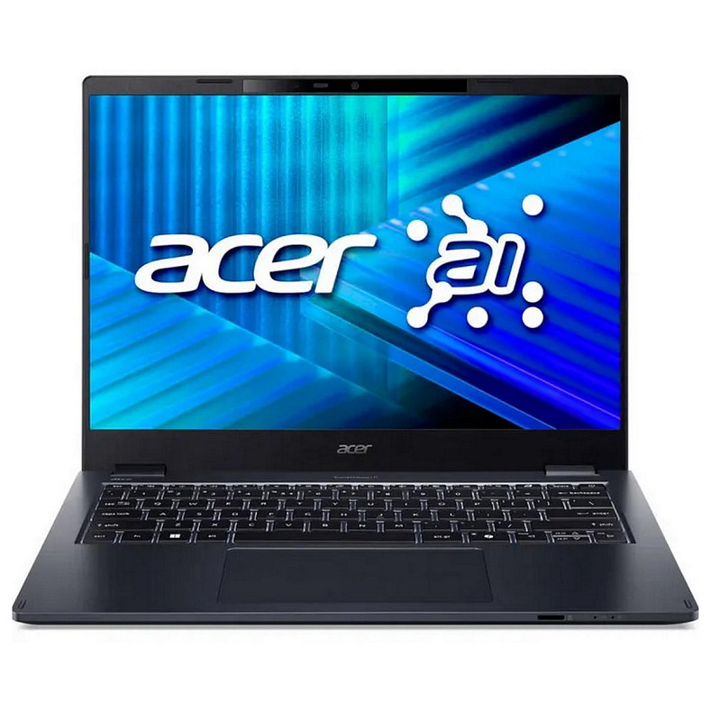 Ноутбук Acer TravelMate TMP414-55 14" WUXGA IPS, Intel U7-255U, 32GB, F1TB, UMA, Lin, синий