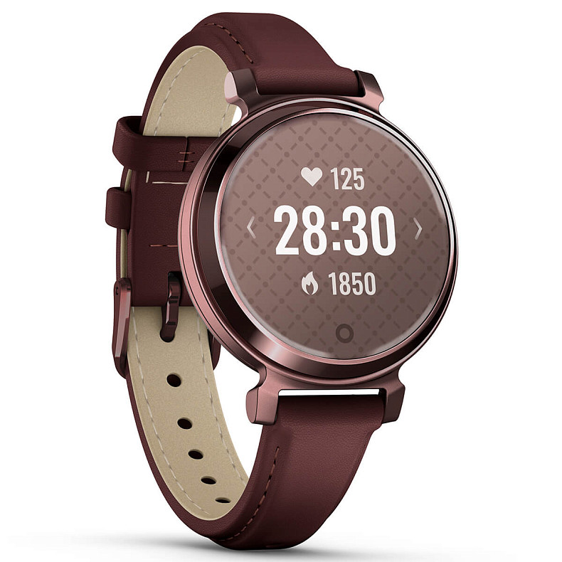 Спортивные часы GARMIN Lily 2 Dark Bronze with Mulberry Leather