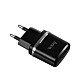 Зарядний пристрій Hoco C12 Smart (2USB, 2.4А) Black (6957531064114) + кабель MicroUSB