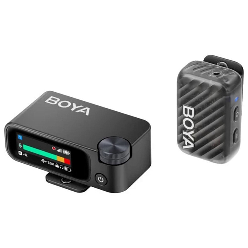 Беспроводной микрофон BOYA MIC 2-02 Type-C/TRS Black