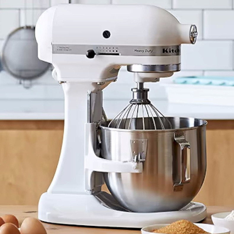 Кухонный комбайн KitchenAid Heavy Duty 4,8 л 5KPM5EWH с откидным блоком белый