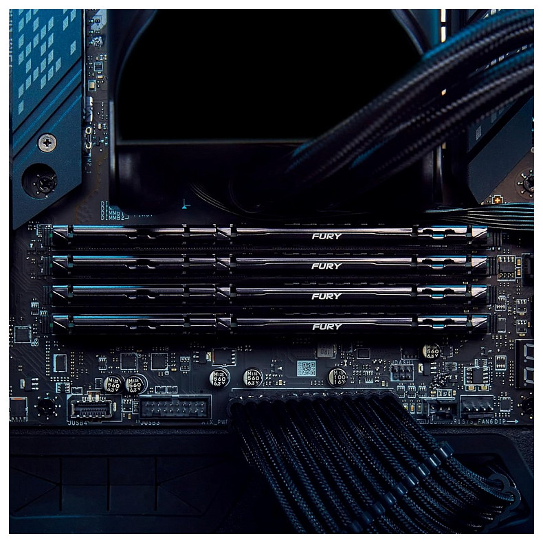 ОЗУ Kingston Fury Beast DDR5 32GB 6000MHz Black (KF560C36BBE2-32)