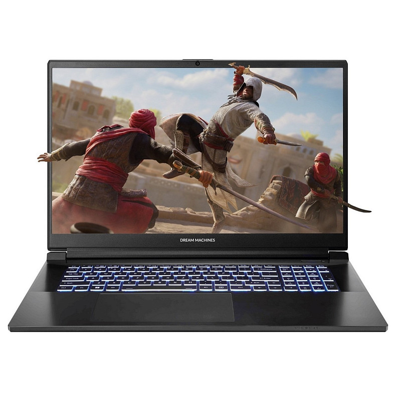 Ноутбук Dream Machines RG4060-17 17.3FHD IPS, Intel i7-14650HX, 16GB, F1TB, NVD4060-8, DOS, черный