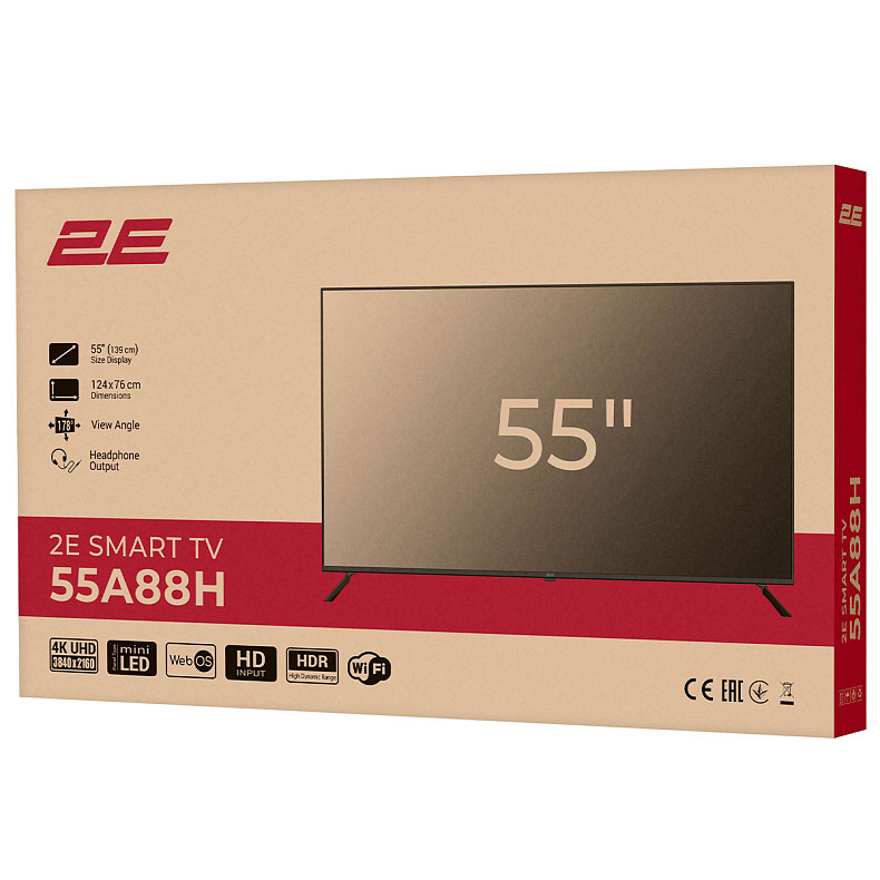 Телевізор 2E 2E-55A88H