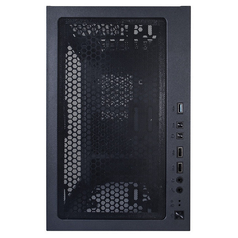 Корпус 1stPlayer X5-BK-4F1 Black без БП