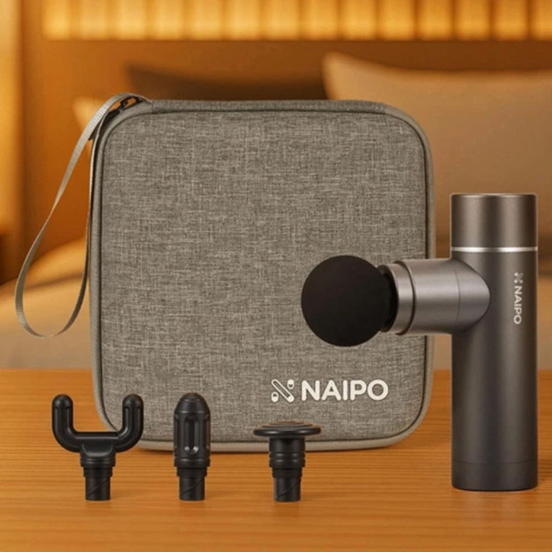 Масажер перкусійний ручний міні Naipo (NPMGUN-J11)