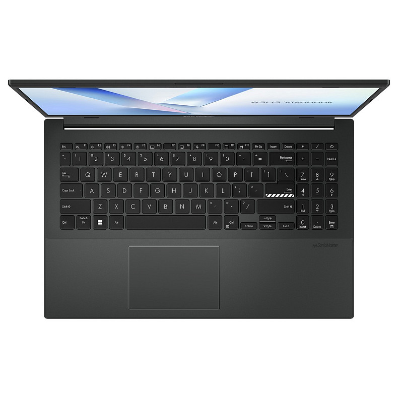 Ноутбук ASUS Vivobook Go 15 E1504FA-BQ052 15.6" FHD IPS, AMD R3-7320U, 8GB, F512GB, UMA, NoOS, Черный