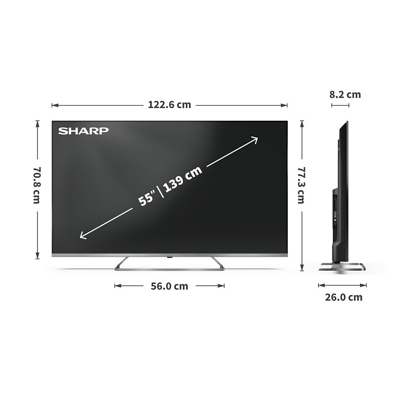 Телевизор Sharp 55JP7265EB