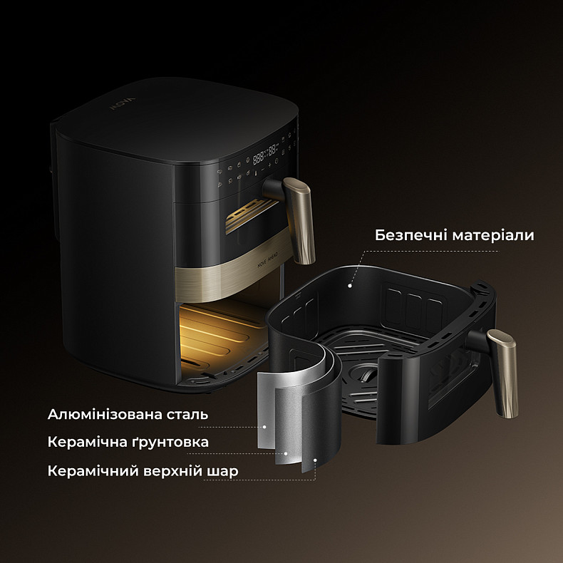 Мультипечь MOVA AeroChef FD40 Pro Black