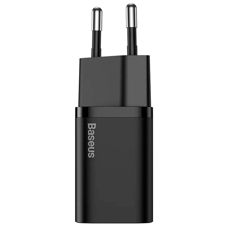 Мережевий зарядний пристрій Baseus Super Si Quick Charger 1C 25W EU Black (CCSP020101)