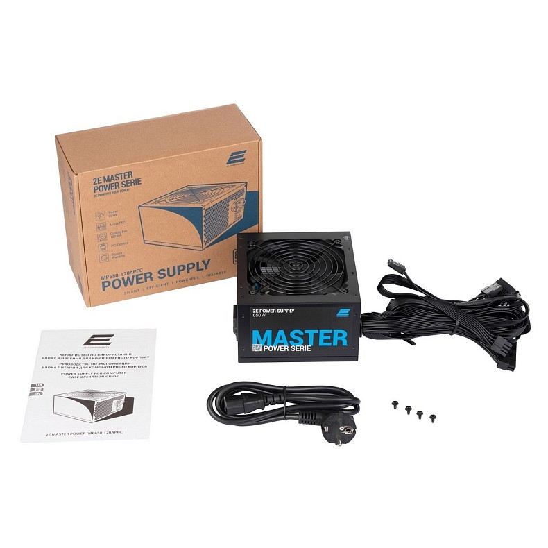 Блок питания 2E MASTER POWER 650W (2E-MP650-120APFC)