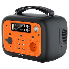 Зарядная станция Sigma mobile X-Power SI140APS Black-Orange (4827798424520)