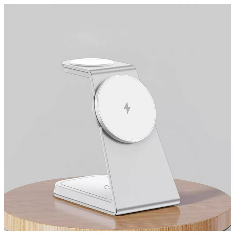 Беспроводное зарядное устройство Proove Omni Power 3in1 15W White (WSOP15020002)