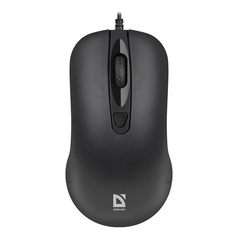 Мышка Defender Classic MB-230, 4 кн. 1000 dpi, черная