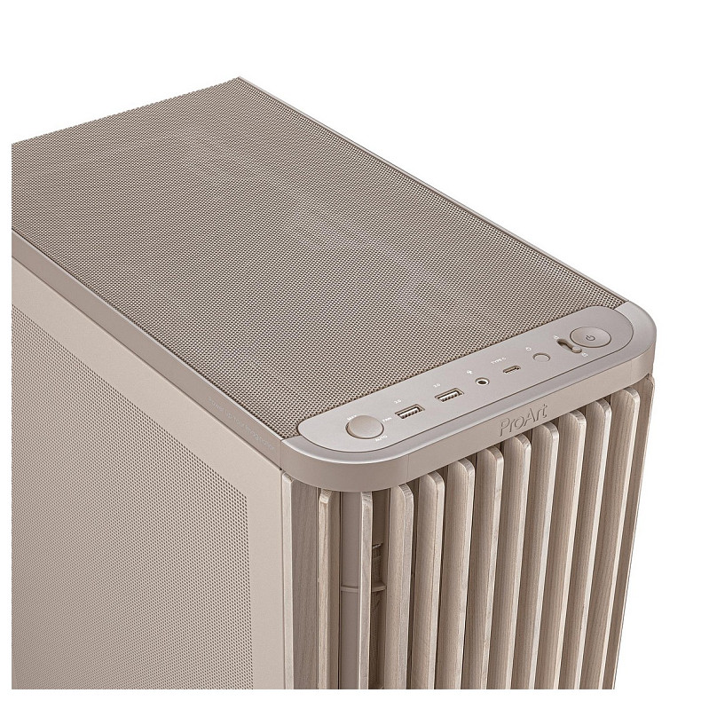 Корпус Asus ProArt PA401 Wood Edition - Mesh Beige (90DC00M7-B39000)
