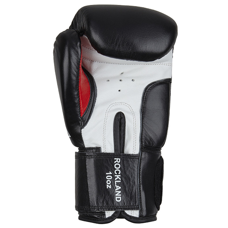 Перчатки боксерские Benlee ROCKLAND 12oz /Кожа /черно-белые