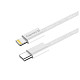 Кабель ColorWay Lightning + USB Type-C (M/M), 3.0 А, 1 м, Grey (CW-CBPDCL061-GR)