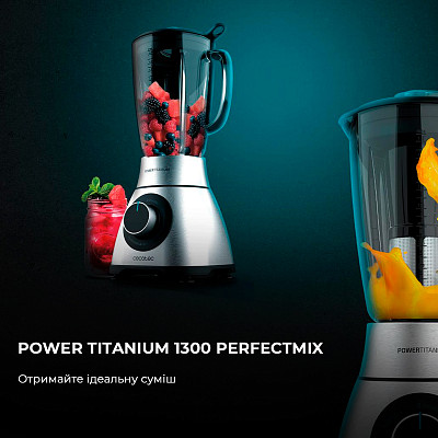 CECOTEC Power Titanium 1300 PerfectMix Black 2000MAX