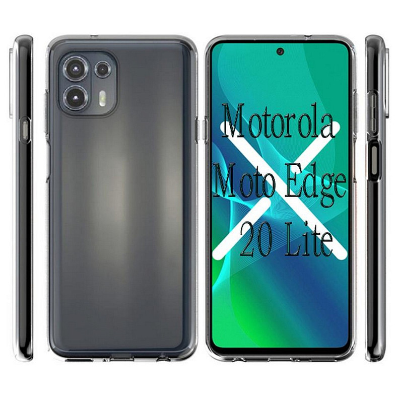 Чохол-накладка BeCover для Motorola Moto Edge 20 Lite Transparancy (707431)