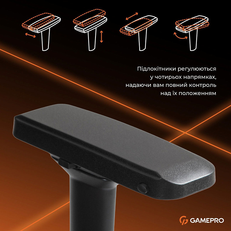 Крісло ігрове GamePro GC775G Fabric Gray