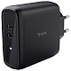 Зарядное устройство сетевое Trust Maxo 65Вт, 2xUSB-C PD, черный