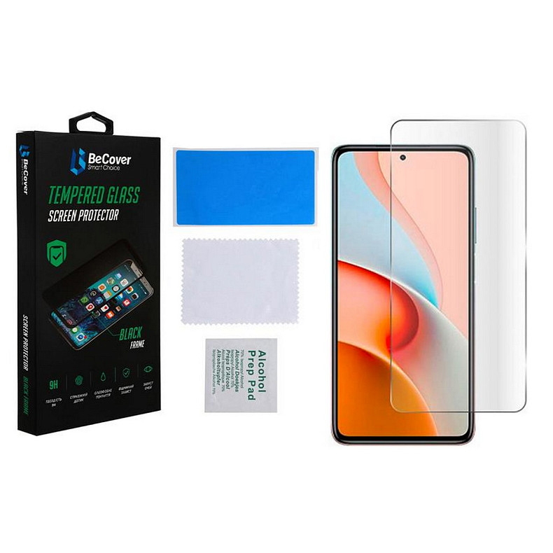 Защитное стекло BeCover для Xiaomi Redmi Note 11S 5G/Poco M4 Pro 5G Crystal Clear (707864)