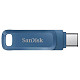 USB флеш-накопитель SanDisk 64GB USB 3.1 Type-A + Type-C Ultra Dual Drive Go Navy Blue