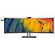 TFT 44,5" Philips 45B1U6900CH, Dual QHD, VA, изгн., 2xHDMI, DP, USB-C, RJ-45, USB-hub, cam, HAS, цв.