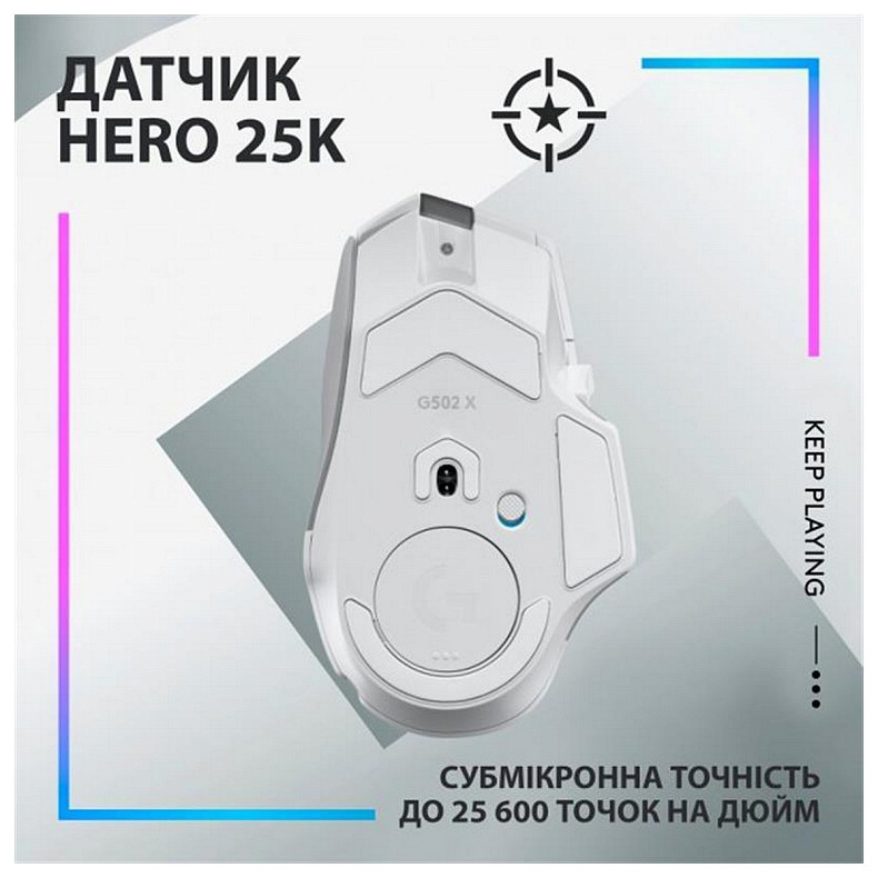 Мышка Logitech G502 X Plus (910-006171) White