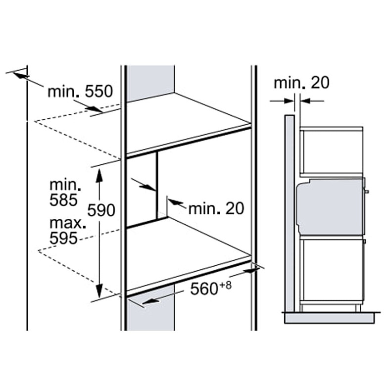 Духова шафа Bosch HJA737BA0